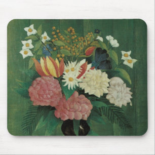 Bloemen met Ivy van Henri Rousseau, Floral Muismat