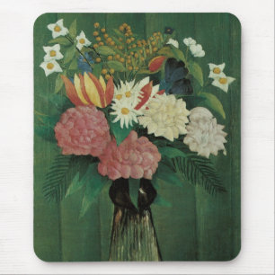 Bloemen met Ivy van Henri Rousseau, Floral Muismat
