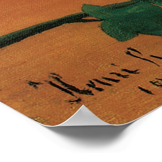 Bloemen met Ivy van Henri Rousseau, Floral Poster (Hoek)