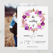 Bloemen met klauw voor alle gelegenheden kaart (Voorkant / Achterkant)