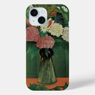 Bloemen met klimop van Henri Rousseau, Vintage blo
