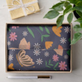 Bloemen met kolibries en vlinders tissuepapier (Geschenk)