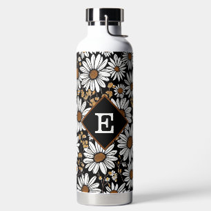 Bloemen met Monogram Waterfles