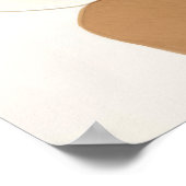 Bloemen Mid Century Moderne Boho Print (Hoek)