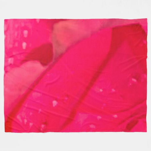 Bloemen moderne fleece deken, groot 60" x 80" (Voorkant (Horizontaal))