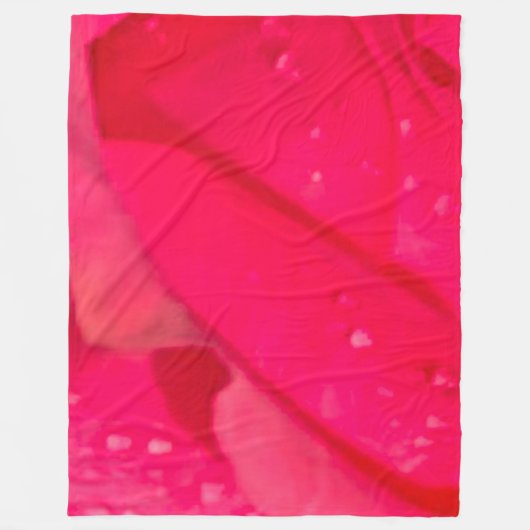 Bloemen moderne fleece deken, groot 60" x 80" deken (Voorkant)