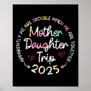 Bloemen Moeder Dochtersreis 2025 Shirten, Moeders Poster