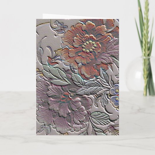 Bloemen Moederdag Kaart (Achterkant)