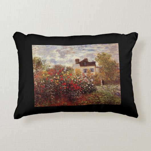  bloemen monettuin in argenteuil sun accent kussen (Voorkant)