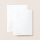  Bloemen Monogram Huwelijk Dank u Foto Folie Kaarten (Met envelop)