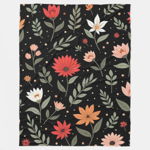 Bloemen Mooi Modern Collectie Fleece Deken