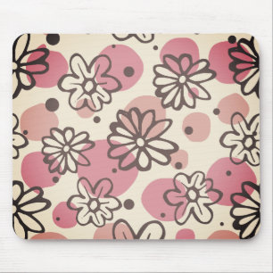 Bloemen, mooie bloemen, patroon muismat