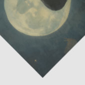 Bloemen Moonlight Witch Gothic Halloween Decoupage Tissuepapier (Detail)