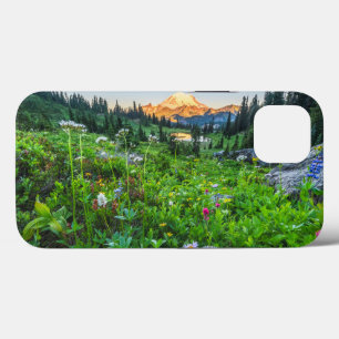 Bloemen Mount Rainier National Park iPhone 13 Hoesje