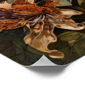 Bloemen Mozaïek - bloemen digitale kunst poster (Hoek)