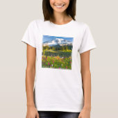 Bloemen | Mt. Rainier Wildbloemen T-shirt (Voorkant)