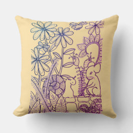 Bloemen, Muis en Slak en teruggeplakt Kussen