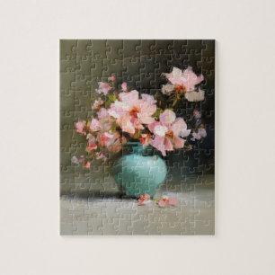 Bloemen na schemering Schilderachtige bloemige l Legpuzzel