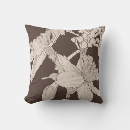 Bloemen naadloos patroon, narcissen bloemen. kussen