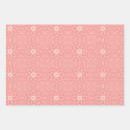 Bloemen Naadloze Verpakking Papier Flat Sheet Set Inpakpapier Vel