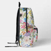 Bloemen naam bedrukte rugzak (Links)