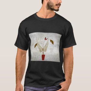 Bloemen Natuur Bladeren Kunst T-shirt