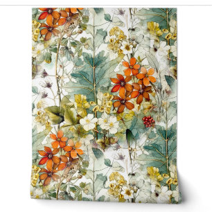Bloemen natuur kunst behang