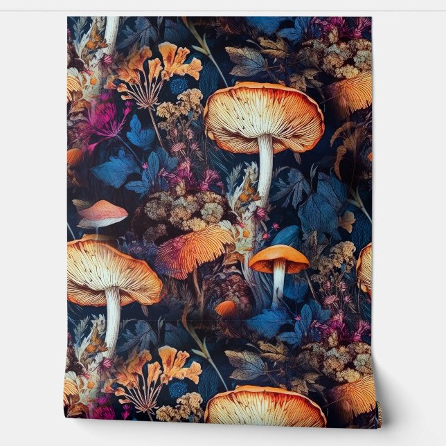 Bloemen natuur kunst behang (Afrollen)