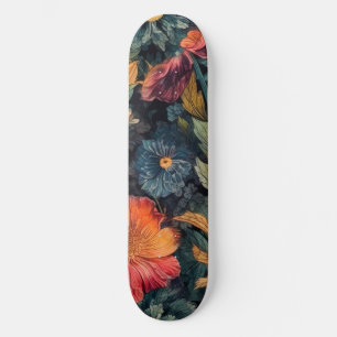 Bloemen natuur kunst skateboard