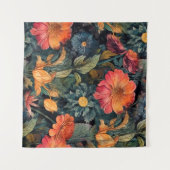 Bloemen natuur kunst wandkleed (Voorkant (horizontaal))