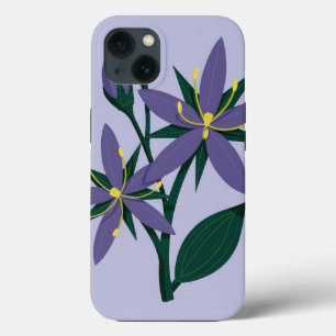 Bloemen Natuur Paarse Bloemen Lente Flora iPhone 13 Hoesje