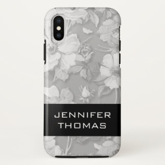 bloemen natuur patronen / vintage iPhone XS hoesje