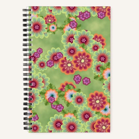  bloemen notitieboek (Voorkant)