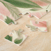  Bloemen Oerwoud Luipaard Legpuzzel (Zijkant)