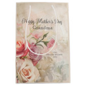  Bloemen Oma Moederdag Medium Cadeauzakje (Voorkant)