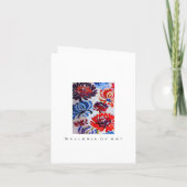 Bloemen Ontmoeten ~ Kaart / Uitnodigingen (Achterkant)