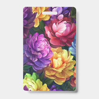 Bloemen Ontwerp Badge