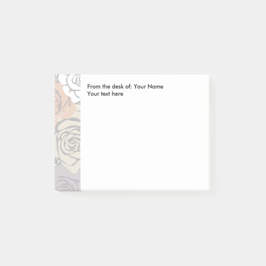 Bloemen Ontwerp van het Bureau van Post-it® Notes (Voorkant)