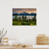 Bloemen op Colter Bay Poster (Keuken)