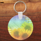 Bloemen op de Sleutelhanger van Feathers (Voorkant)