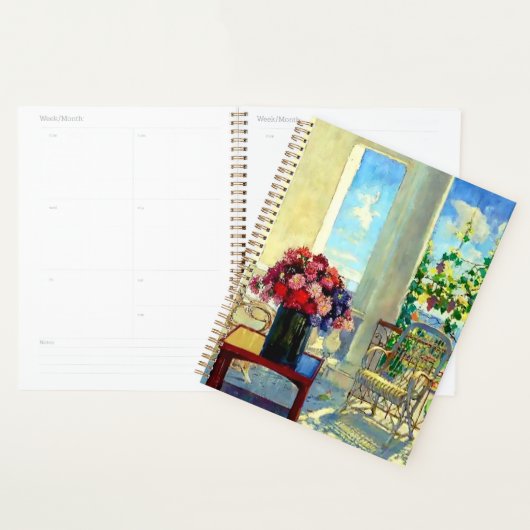 Bloemen op de Veranda door Konstantin Gorbatov Planner (Display)