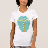 Bloemen op een dwars T-shirt (Voorkant)