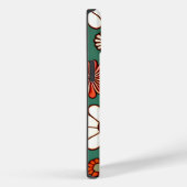  Bloemen op een groene achtergrond Case-Mate iPhone Case (Achterkant / Rechts)