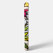 Bloemen op Glas in lood Case-Mate iPhone Case (Achterkant / Links)