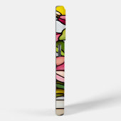 Bloemen op Glas in lood Case-Mate iPhone Case (Achterkant / Rechts)