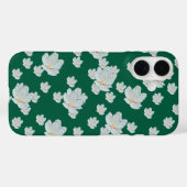 Bloemen op groen Case-Mate iPhone case (Achterkant (horizontaal))