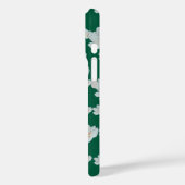 Bloemen op groen Case-Mate iPhone case (Achterkant / Links)