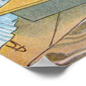 Bloemen op het ramen door Carl Larsson Poster (Hoek)