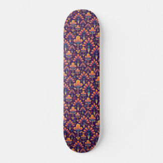 bloemen op het skateboard van bloom