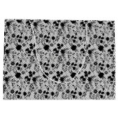 Bloemen op net 01.wx4 Witte BG Groot Cadeauzakje (Achterkant)